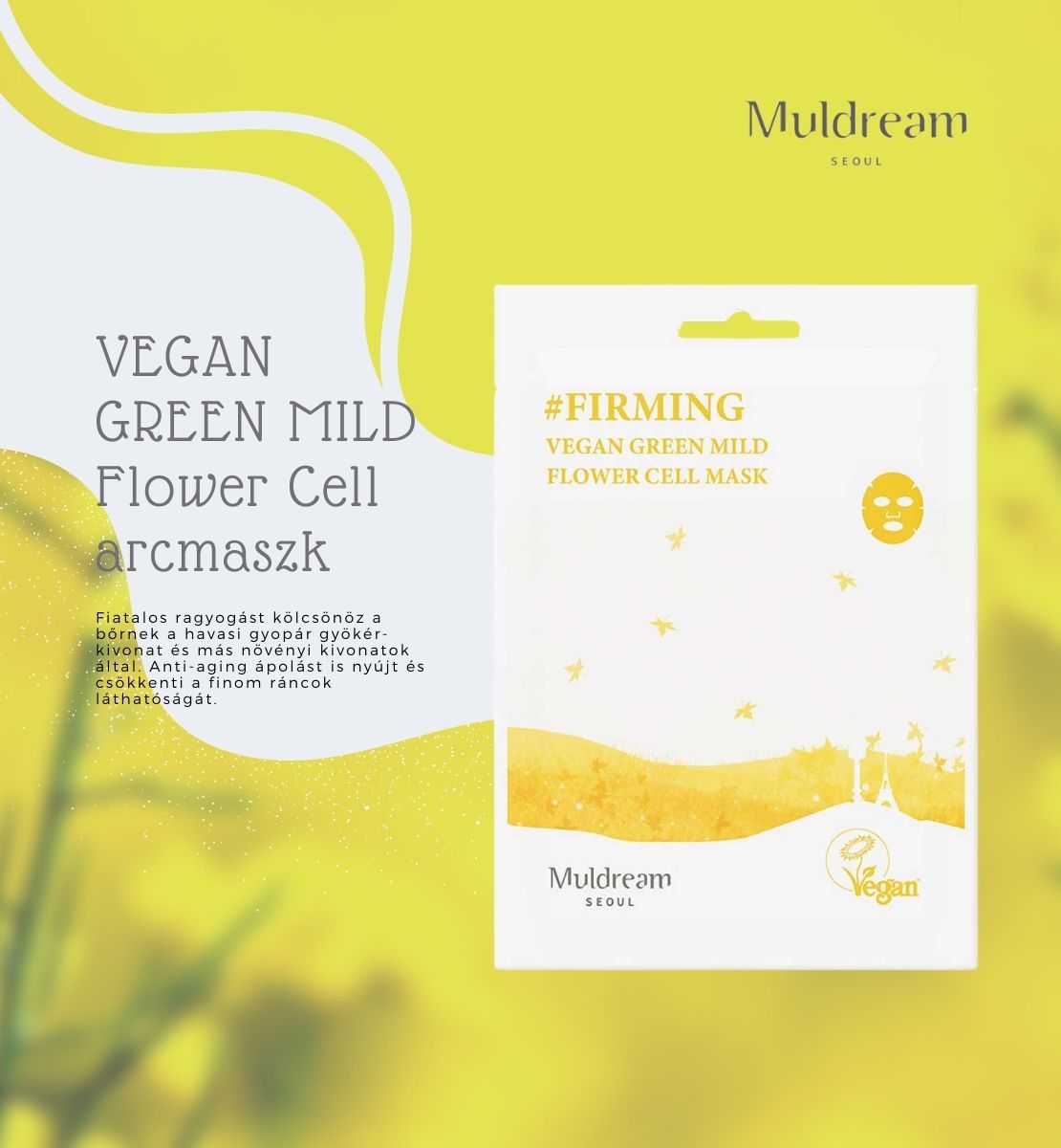 Muldream -vegan-green-mild-Flower-cell-arcmaszk-leiras